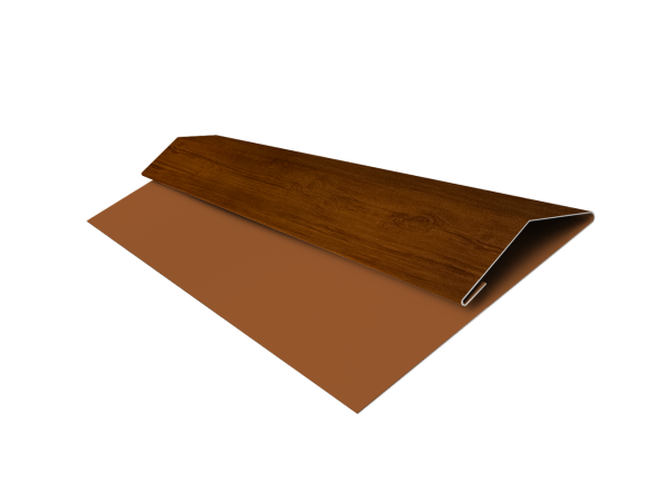 Планка стартово-финишная Экобрус Grand Line 0,45 Print Premium Golden Wood Intense FTC (2м)