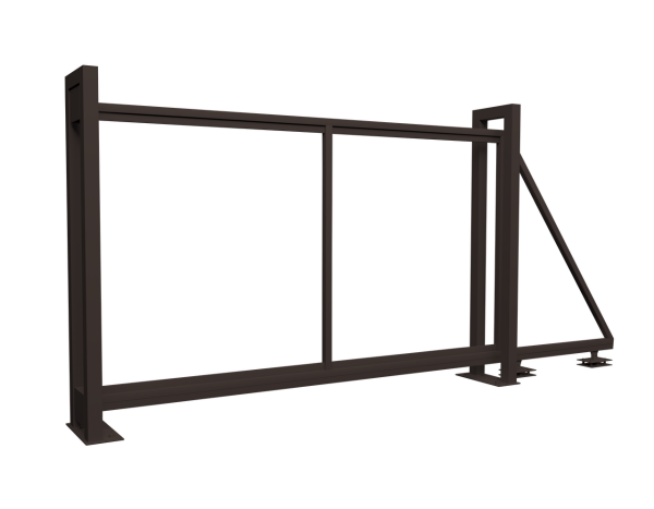 Ворота откатные Colority Zinc 2,03x3,5 RR 32