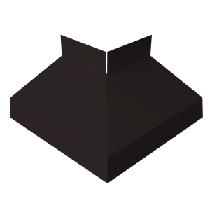 Угол отлива внешний 70 0,5 Drap TX с пленкой RAL 9005 черный