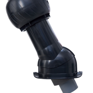 Комплект канализационный Gervent Statik для кровли Монтеррей изолированный 110/160мм черный