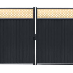 Ворота Estet Plus 2,4х3,6 RAL 7024/1014