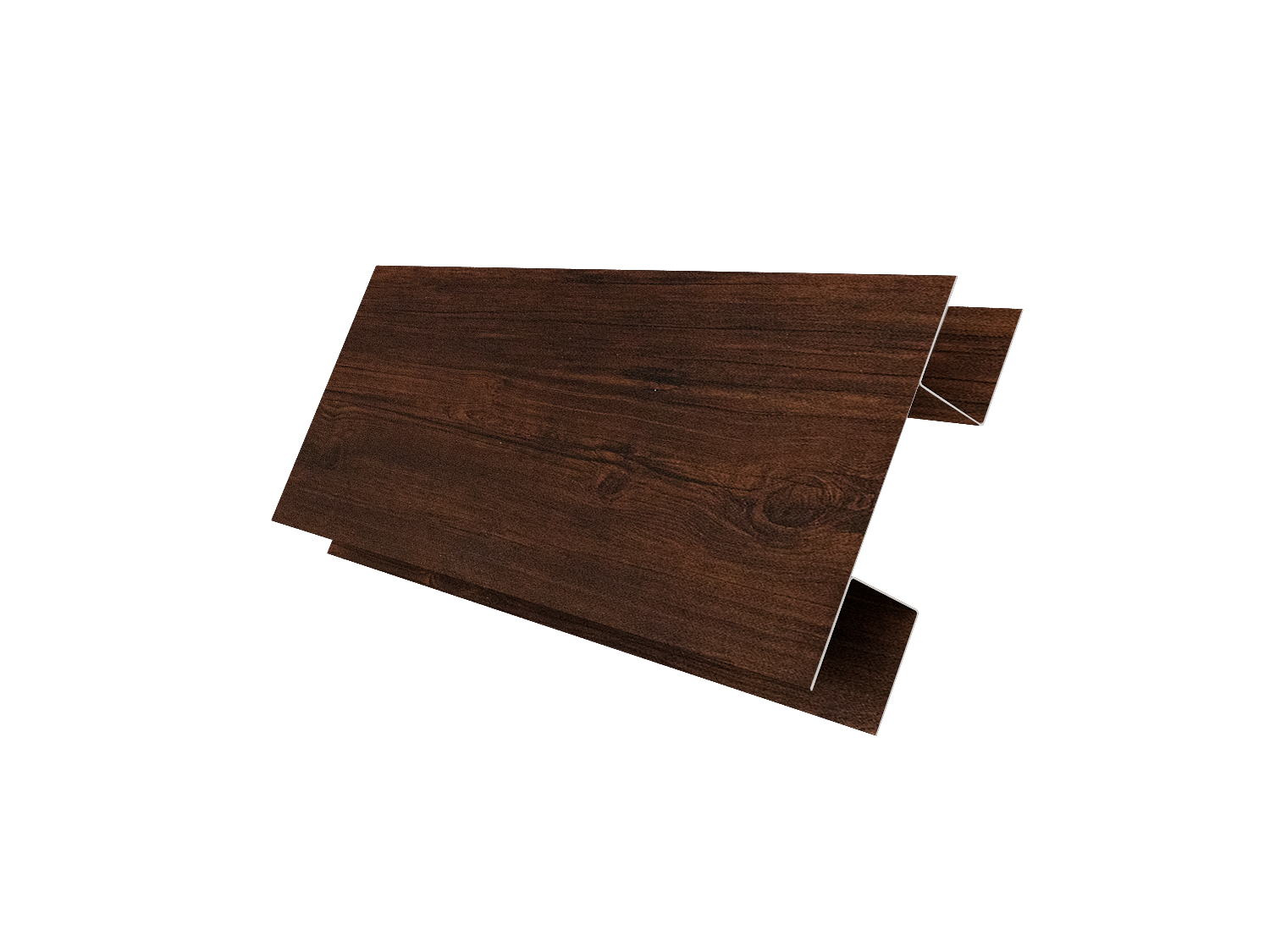 Планка H-образная Блок-Хаус new Grand Line 0,45 Print-Double Premium Cherry Wood Dark F (2м)