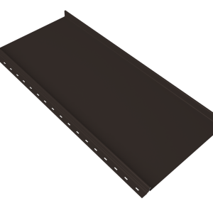 Кликфальц mini Grand Line 0,5 GreenCoat Pural BT с пленкой на замках RR 32 темно-коричневый (RAL 8019 серо-коричневый)
