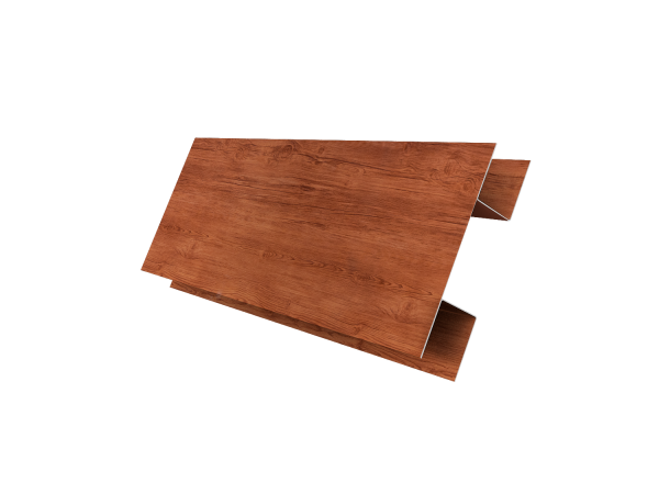 Планка H-образная Экобрус 0,45 Print Premium с пленкой Rowan Wood Intense FTC (3м)