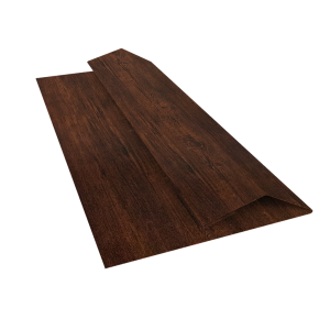 Планка финишная Блок-Хаус new Grand Line 0,45 Print-Double Premium Cherry Wood Dark F (3м)