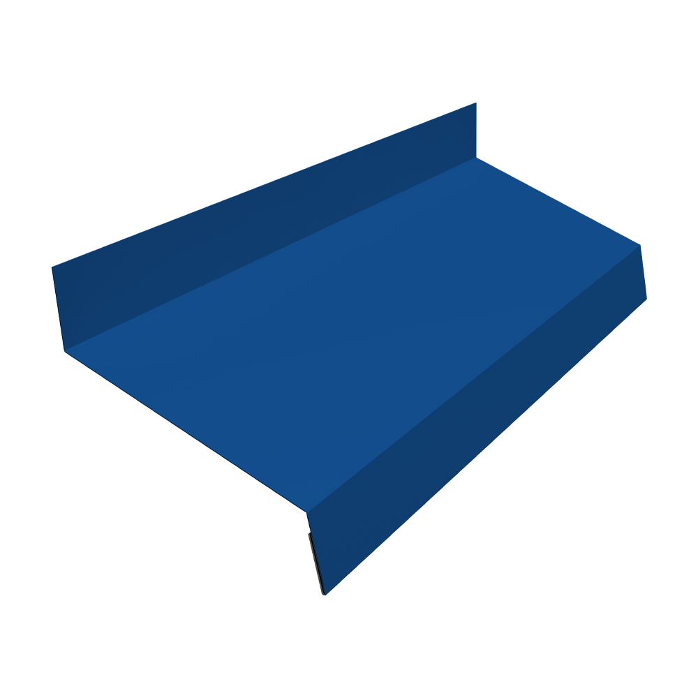 Отлив простой 70 0,7 PE с пленкой RAL 5005 сигнальный синий (3м)