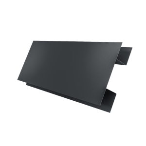 Планка H-образная стыковочная сложная 0,5 Velur X RAL 7016 антрацитово-серый (3м)