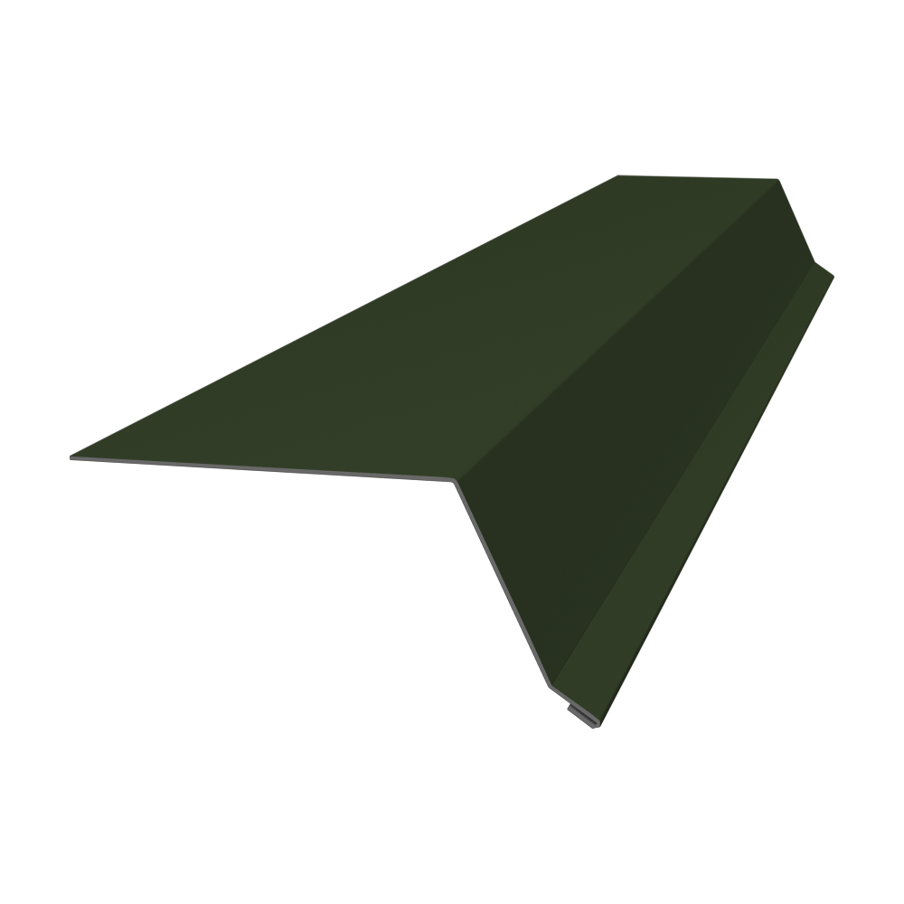 Планка капельник 100х55 0,5 Satin Matt TX RAL 6020 хромовая зелень (3м)