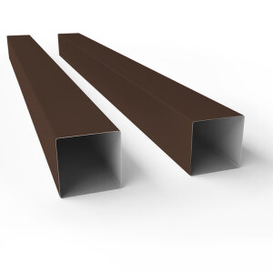 Столб 60х60х1,5х3000 Colority Black металл неоцинкованный с полимерным покрытием RAL 8017 GL