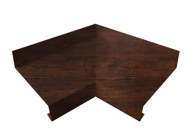 Угол отлива внутренний 70 0,4 Print Premium с пленкой Cherry Wood Dark FTC