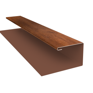 Планка П-образная Блок-Хаус new Grand Line 0,45 Print Premium Golden Wood Fresh TwinColor (2м)
