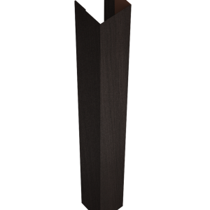 Стойка жалюзи Texas для монтажа с крепежным вкладышем 0,45 Print Elite Coffee Wood TwinColor (3м)