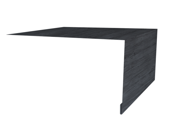 Планка околооконная простая 250х50 0,45 Print Premium Grey Wood TwinColor (3м)