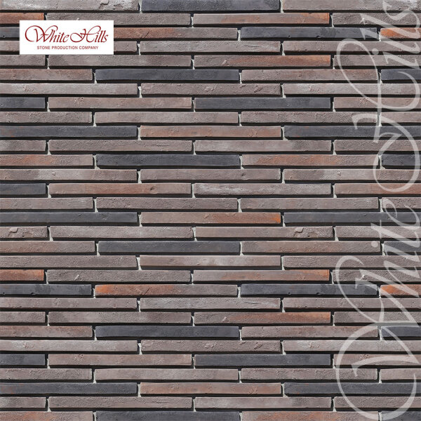 Рядовая плитка White Hills Design Реген брик 694-60 с расшивкой 1,2 см, норма упаковки 0,813 м2