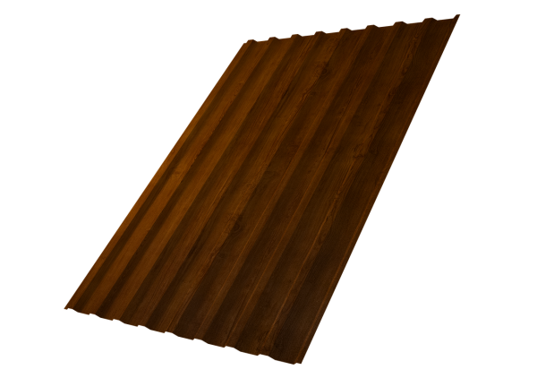 Профнастил С20B 0,4 Print Premium Golden Wood Intense FTC