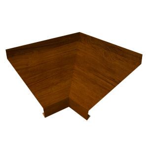 Угол отлива внутренний 150 0,4 Print Premium с пленкой Golden Wood Intense FTC