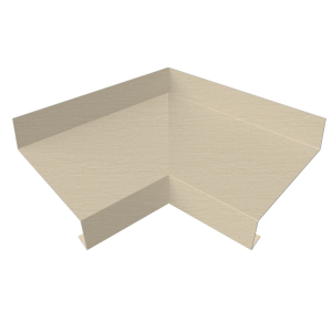 Угол отлива внутренний 70 0,45 Print Elite с пленкой Milky Wood TwinColor