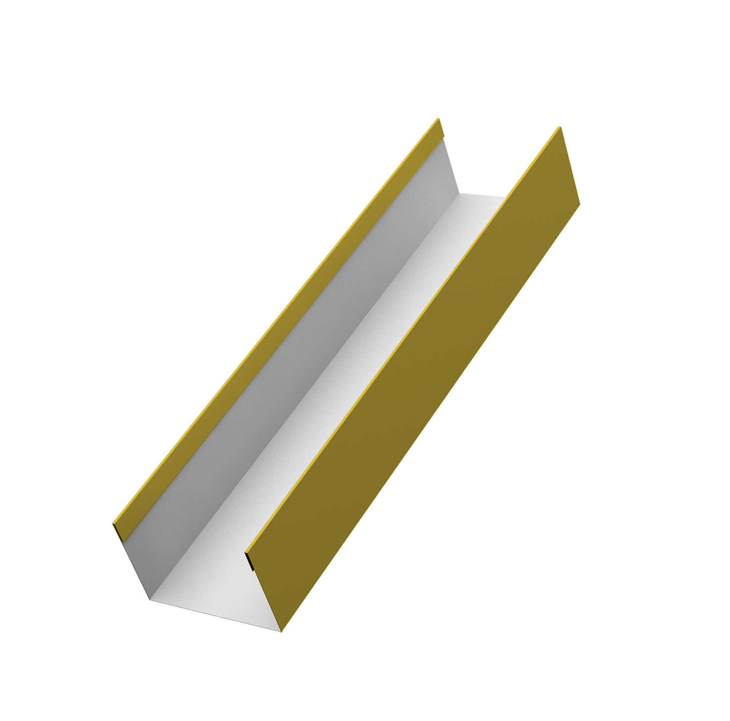 Стойка жалюзи Milan,Tokyo 0,45 PE RAL 1018 цинково-желтый (2,5м)