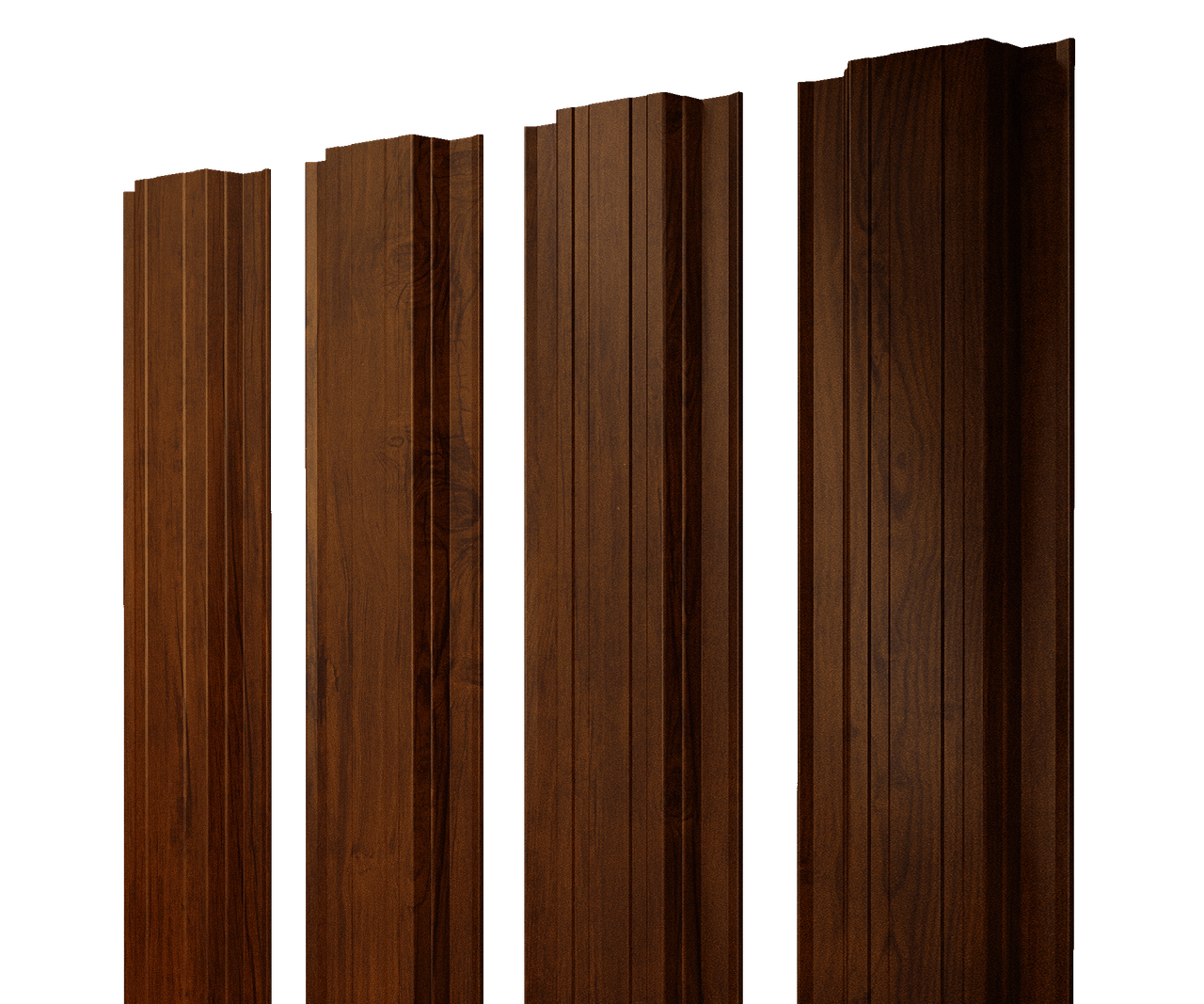 Штакетник Прямоугольный с прямым резом 0,45 Print Premium Golden Wood Intense FTC