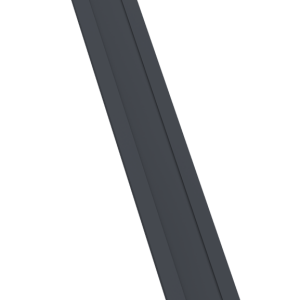 Крепежная планка жалюзи Milan, Milan Slim, Tokyo 0,5 Velur X RAL 7024 мокрый асфальт (3м)