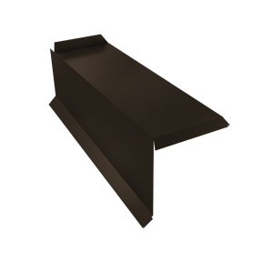 Планка торцевая сегментная 30мм Левая 0,5 Drap TX RR 32 темно-коричневый