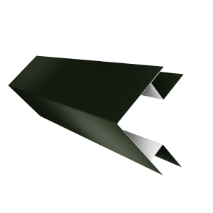 Угол внешний сложный 75х75 0,5 Satin Matt TX RAL 6020 хромовая зелень (2м)