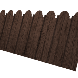 Профнастил C10A фигурный 0,4 Print Premium Antique Wood TwinColor