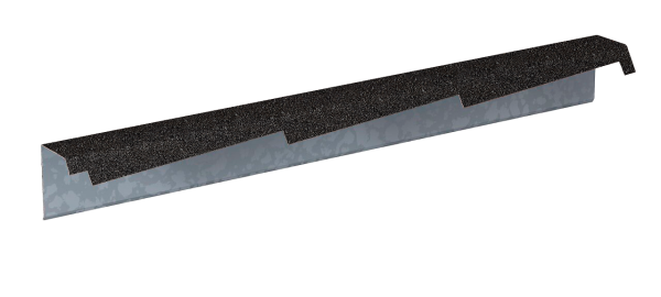 Планка фронтонная резная правая Gerard 1,2м (сталь), цвет 111