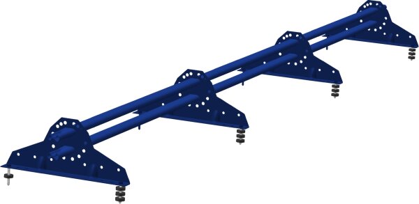 Снегозадержатель NEW трубчатый Grand Line RAL 5002 3м