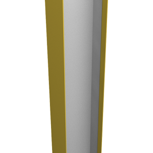 Крепежная планка верхняя Texas 0,45 PE RAL 1018 цинково-желтый (1,8м)