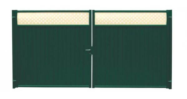 Ворота Estet Plus 2,0х3,6 RAL 6005/1014