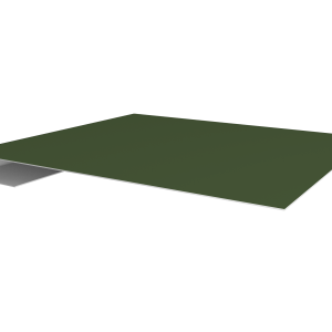 Планка завершающая 0,5 Satin Matt TX RAL 6020 хромовая зелень (2м)