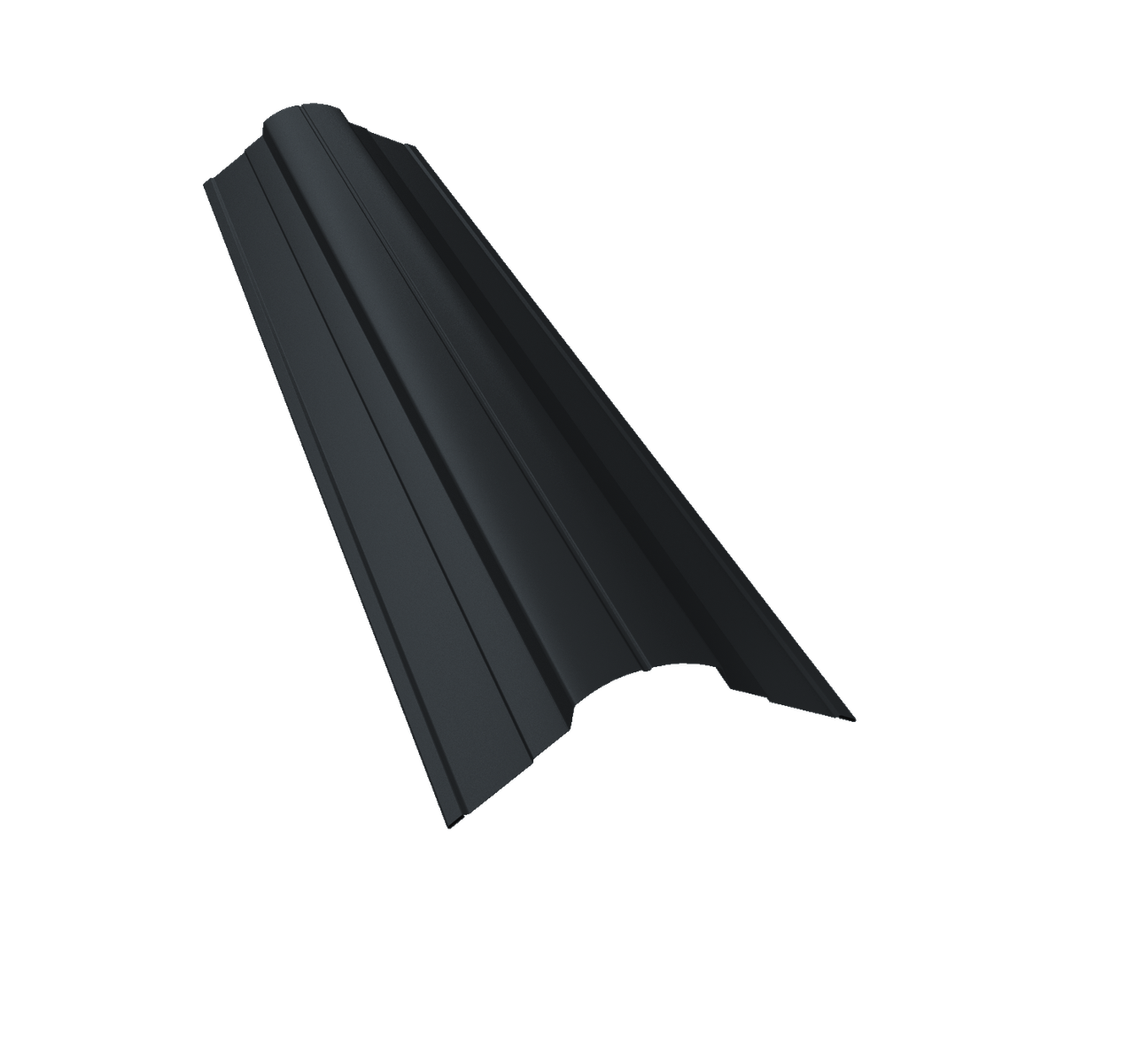 Планка конька фигурного 70x70 0,5 Satin Matt RAL 7016 антрацитово-серый (3м)