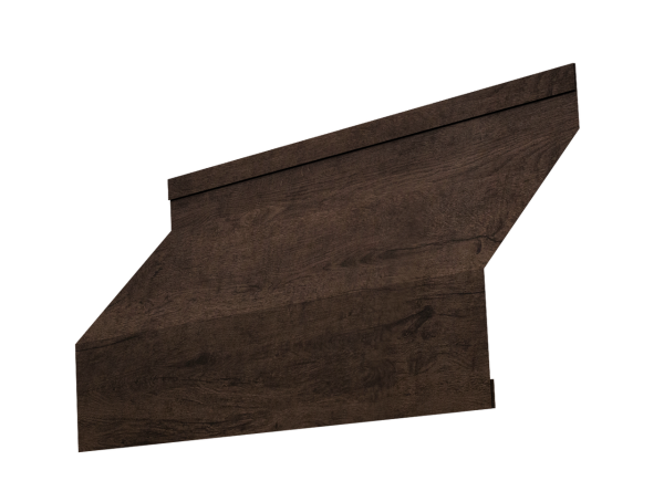 Ламель забора жалюзи Milan new 0,45 Print-Double Premium с пленкой Antique Wood