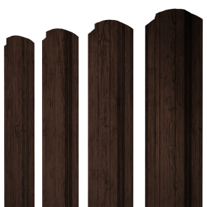 Штакетник Прямоугольный фигурный 0,45 Print-Double Premium Antique Wood