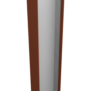 Крепежная планка верхняя Texas 0,5 PurLite Matt RAL 8004 терракота (3м)