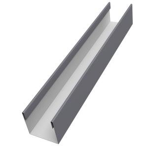 Стойка жалюзи Milan Slim 0,45 Drap RAL 7004 сигнальный серый (1,8м)