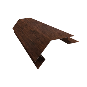 Планка угла внешнего сложного 135 градусов Блок-Хаус new Grand Line 0,45 Print-Double Premium Cherry Wood Dark F (2м)