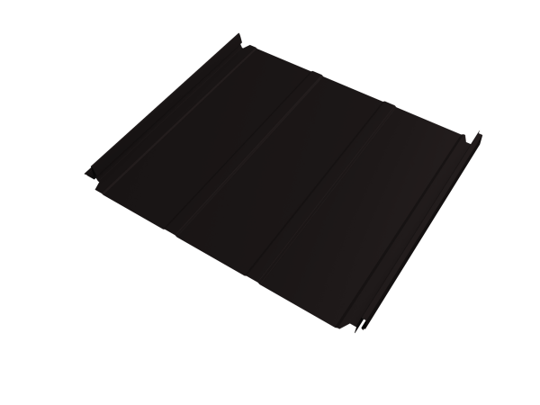 Кликфальц Double Pro Line Grand Line 0,45 Drap-double TX с пленкой на замках RAL 9005 черный