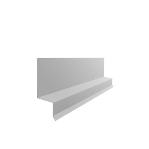 Отлив верхний фальц 0,5 PE с пленкой RAL 7004 сигнальный серый (3м)