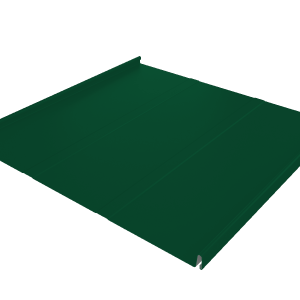 Фальц двойной стоячий Line Grand Line 0,5 Satin с пленкой на замках RAL 6005 зеленый мох