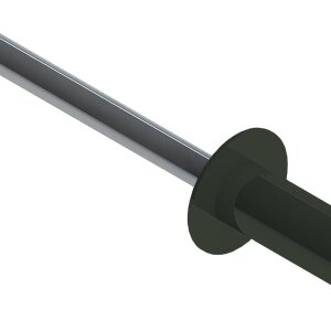 Заклёпка вытяжная Daxmer 3,2х8,0 RAL 6020 (1000 шт) сталь/сталь