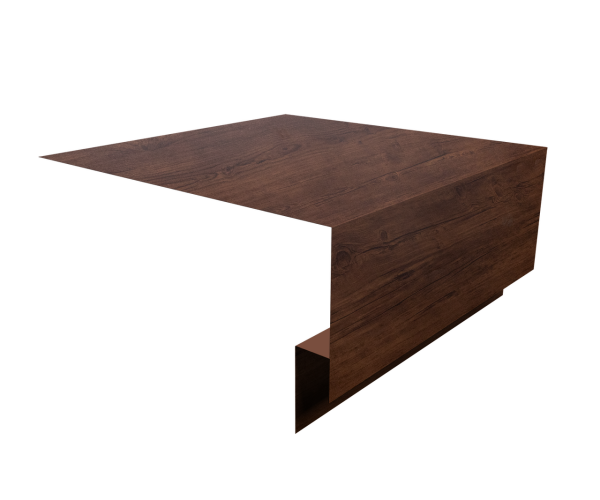Планка околооконная сложная Блок-Хаус new Grand Line 200х75х27 0,4 Print Premium Cherry Wood Fresh TwinColor (3м)