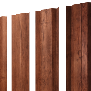 Штакетник М-образный В с прямым резом 0,45 Print Premium Rowan Wood Intense FTC