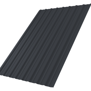 Профнастил С10A 0,45 Drap TwinColor RAL 7024 мокрый асфальт