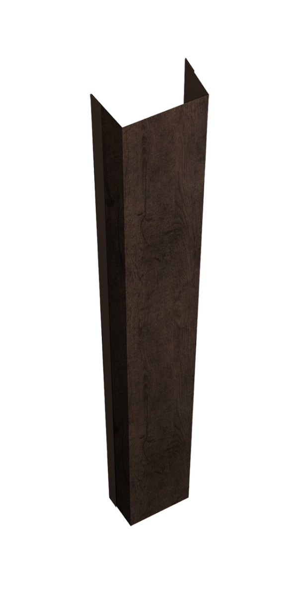 Крепежная планка нижняя Texas 0,45 Print Premium Antique Wood TwinColor (3м)