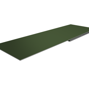 Планка финишная 48х25 0,5 Satin Matt TX RAL 6020 хромовая зелень (3м)