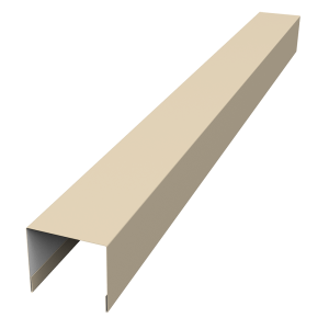 Стойка боковая крепежная для забора жалюзи Palermo 0,45 Drap TX RAL 1015 светлая слоновая кость (2,5м)