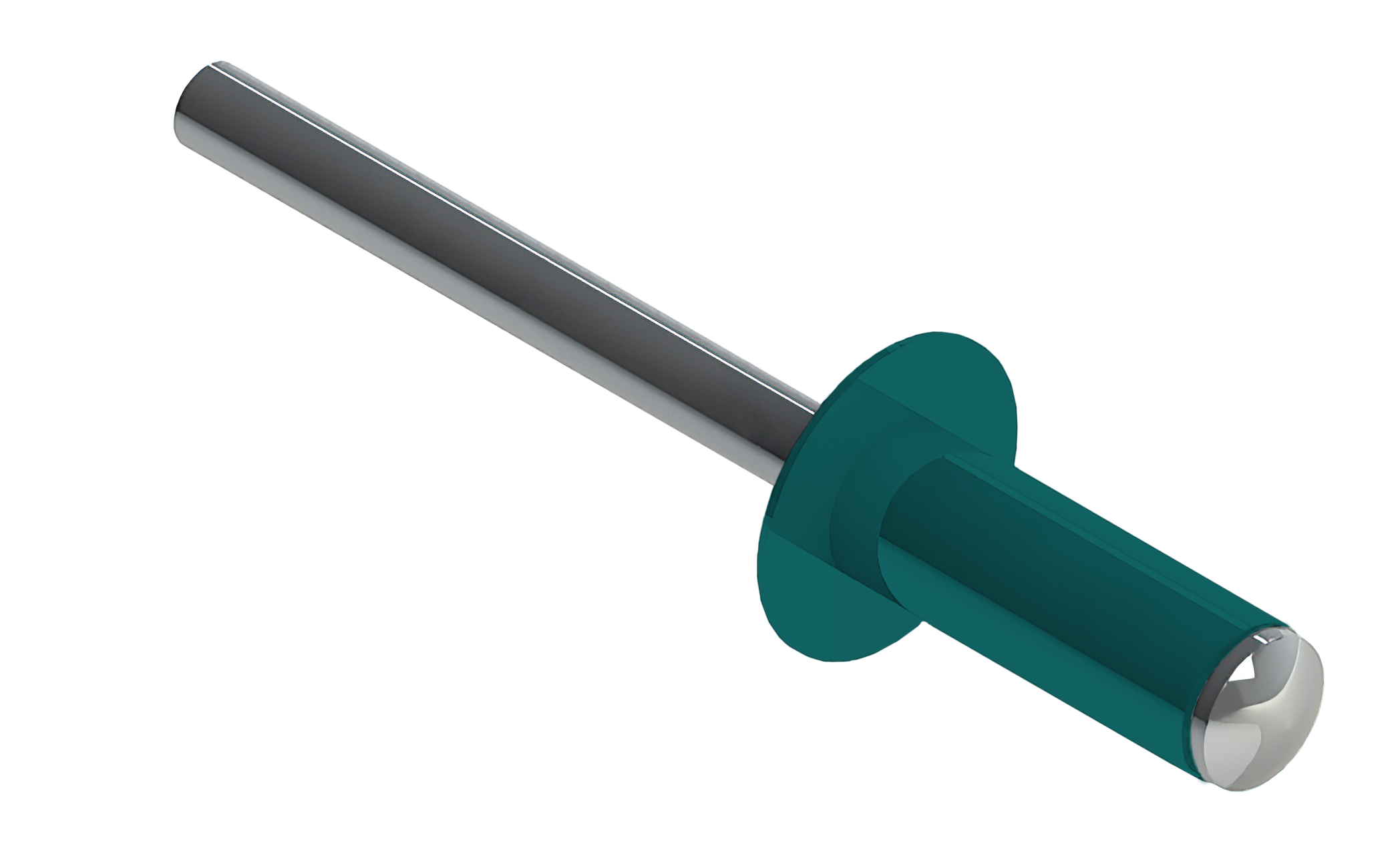 Заклёпка вытяжная Daxmer 3,2х8 RAL 5021 (20х1000шт) ал/ст