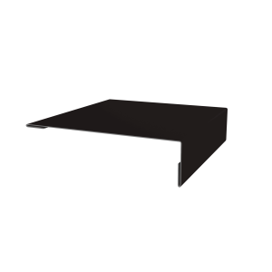 Планка мансардная 0,45 Drap ST RAL 9005 черный (3м)